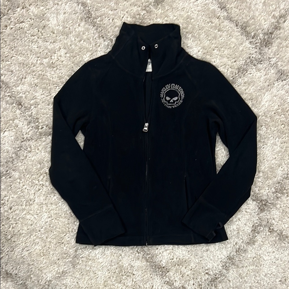 Harley-Davidson Women's Black Fleece Jacket